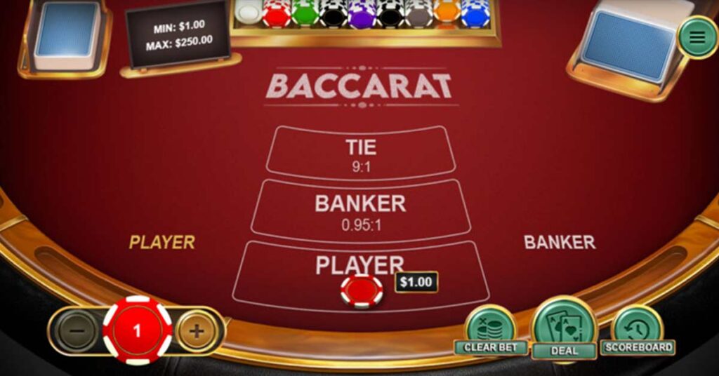Multiple Bets in Online Baccarat